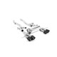 Izpušni sistemi Milltek Milltek Axle-back exhaust for BMW M4 (G82) S58 3.0 Turbo (GPF) 2020+ - Carbon tips | race-shop.si