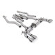 Milltek Cat-back exhaust for BMW M5 (F90) 4.4l Twin Turbo LCI (GPF) 2021+ - Quad brushed titanium tips