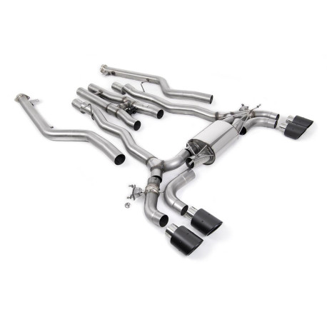Izpušni sistemi Milltek Milltek Cat-back exhaust for BMW M5 (F90) 4.4l Twin Turbo LCI (GPF) 2021+ - Carbon tips | race-shop.si
