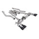Milltek Cat-back exhaust for BMW M5 (F90) 4.4l Twin Turbo LCI (GPF) 2021+ - Quad Cerakote black tips