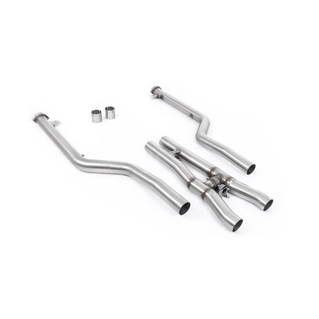 Izpušni sistemi Milltek Milltek GPF bypass pipe for BMW M8 (F93) 4.4l V8 Twin Turbo Gran Coupe LCI (GPF, OE cutting required) 2021+ | race-shop.si