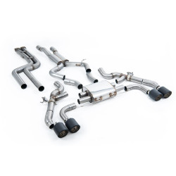 Milltek Cat-back exhaust non-resonated for BMW X3 X3M/X3M Comp 3.0 (G01) (non-GPF) 2022+ - Carbon tips