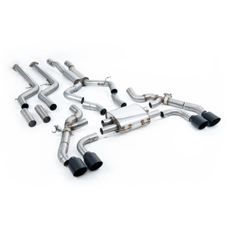 Izpušni sistemi Milltek Milltek Downpipe-back exhaust for BMW X3 X3M/X3M Comp 3.0 (G01) (GPF) 2022+ - Cerakote black tips | race-shop.si