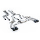 Milltek Downpipe-back exhaust (louder) for BMW X3 X3M/X3M Comp 3.0 (G01) (GPF) 2019-2021 - Carbon tips
