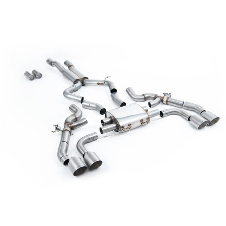 Izpušni sistemi Milltek Milltek GPF-back exhaust for BMW X3 X3M/X3M Comp 3.0 (G01) (GPF) 2019-2021 - Titanium tips | race-shop.si