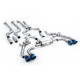 Milltek Cat-back exhaust for BMW X4 X4M/X4M Comp 3.0 (G02) (non-GPF) 2022+ - Burnt/blue titanium tips