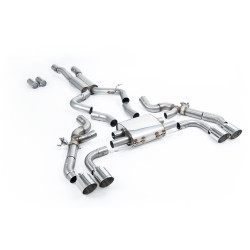 Milltek Axle-back exhaust for BMW X4 X4M/X4M Comp 3.0 (G02) (non-GPF) 2022+ - Polished tips