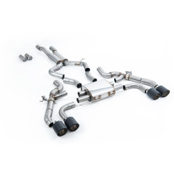 Milltek Axle-back exhaust for BMW X4 X4M/X4M Comp 3.0 (G02) (non-GPF) 2022+ - Carbon tips