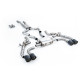 Milltek GPF-back exhaust for BMW X4 X4M/X4M Comp 3.0 (G02) (GPF) 2022+ - Carbon tips