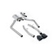 Milltek Cat-back exhaust valved for RAM 1500 5.7L HEMI V8 (non-GPF) 2019-2024 - Cerakote black tips
