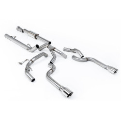 Milltek Cat-back exhaust (louder) for Ford F150 SuperCrew 5.0 V8 (non-GPF) 2021+ - Dual polished tips