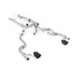 Milltek Cat-back exhaust (louder) for Ford F150 SuperCrew Tremor 5.0 V8 (non-GPF) 2021+ - Cerakote black tips