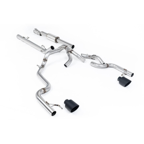 Izpušni sistemi Milltek Milltek Cat-back exhaust (louder) for Ford F150 SuperCrew Tremor 5.0 V8 (non-GPF) 2021+ - Cerakote black tips | race-shop.si