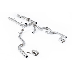 Milltek Cat-back exhaust (louder) for Ford F150 SuperCrew Tremor 5.0 V8 (non-GPF) 2021+ - Polished tips