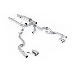 Milltek Cat-back exhaust resonated for Ford F150 SuperCrew Tremor 5.0 V8 (non-GPF) 2021+ - Polished tips