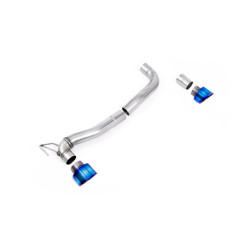 Milltek Maxton Designs Dual Outlet Upgrade Kit for Ford Fiesta Mk8 & Mk8.5 ST EcoBoost (non-GPF) 2020+ - Burnt titanium tips