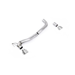 Milltek Maxton Designs Dual Outlet Upgrade Kit for Ford Fiesta Mk8 & Mk8.5 ST EcoBoost (non-GPF) 2020+ - Titanium tips
