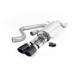 Milltek Cat-back exhaust for Ford Fiesta Mk8 & Mk8.5 ST 1.5 EcoBoost 200PS (non-GPF) 2020+ - Carbon tips