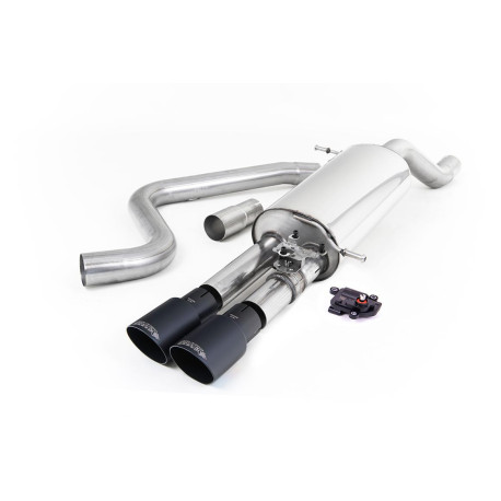 Izpušni sistemi Milltek Milltek Cat-back exhaust for Ford Fiesta Mk8 & Mk8.5 ST 1.5 EcoBoost 200PS (non-GPF) 2020+ - Twin Cerakote black tips | race-shop.si