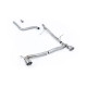 Izpušni sistemi Milltek Milltek GPF-back exhaust (louder) for Ford Fiesta Mk8 1.0T EcoBoost ST-Line 3 & 5 Door (GPF) 2019+ - Brushed titanium tips | race-shop.si