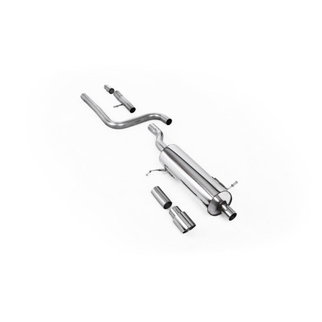 Izpušni sistemi Milltek Milltek GPF-back exhaust resonated polished tips for Ford Fiesta Mk8 1.0T EcoBoost ST-Line 3 & 5 Door (GPF, GT-90) 2020+ | race-shop.si