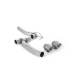 Milltek Upgrade Kits for Ford Fiesta MK8 1.0T EcoBoost ST-Line 3 & 5 Door (non-GPF) 2017-2019 - Brushed titanium tips