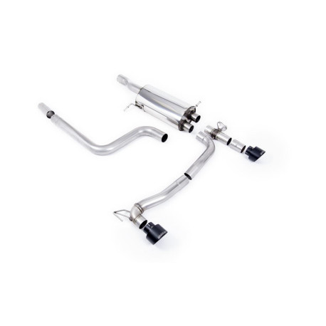 Izpušni sistemi Milltek Milltek Cat-back exhaust for Ford Fiesta Mk8 ST 1.5 EcoBoost 200PS (non-GPF) 2018-2020 - Black tips | race-shop.si