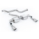 Izpušni sistemi Milltek Milltek Cat-back exhaust (louder) for Ford Focus MK2 RS 2.5T 305PS (non-GPF) 2009-2010 - Dual titanium tips | race-shop.si