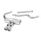 Milltek Cat-back exhaust (louder) for Ford Focus Mk3 ST Estate/Sedan/Limousine (non-GPF) 2012-2018 - Titanium tips