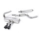 Izpušni sistemi Milltek Milltek Cat-back exhaust (quieter) for Ford Focus Mk3 ST Estate/Sedan/Limousine (non-GPF) 2012-2018 - Cerakote black tips | race-shop.si