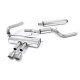 Milltek Cat-back exhaust (quieter) for Ford Focus Mk3 ST Estate/Sedan/Limousine (non-GPF) 2012-2018 - Titanium tips