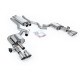 Milltek Cat-back exhaust resonated valved for Ford Mustang 2.3 EcoBoost (non-GPF) 2024+ - Brushed titanium tips