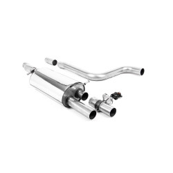 Milltek GPF-back exhaust valved for Ford Puma ST 1.0 170PS 2023+ - Burnt titanium tips