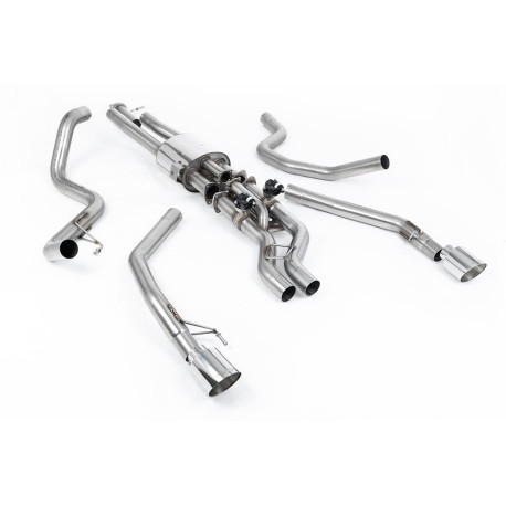 Izpušni sistemi Milltek Milltek Cat-back exhaust valved for Ford Ranger Raptor Ranger 3.0 V6 Twin Turbo (non-GPF) 2023+ - Polished tips | race-shop.si