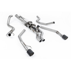 Milltek Cat-back exhaust valved for Ford Ranger Raptor Ranger 3.0 V6 Twin Turbo (non-GPF) 2023+ - Carbon tips