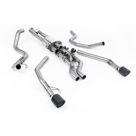 Izpušni sistemi Milltek Milltek Cat-back exhaust valved for Ford Ranger Raptor Ranger 3.0 V6 Twin Turbo (non-GPF) 2023+ - Carbon tips | race-shop.si