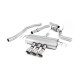 Milltek Cat-back exhaust (louder) for Honda Civic 1.5T Si 5 Door Hatch (FK7) (non-GPF) 2015+ - Polished tips