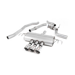 Milltek Cat-back exhaust (louder) for Honda Civic 1.5T Si 5 Door Hatch (FK7) (non-GPF) 2015+ - Polished tips