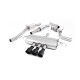 Milltek Cat-back exhaust resonated for Honda Civic 1.5T Si 5 Door Hatch (FK7) (non-GPF) 2015+ - Cerakote black tips