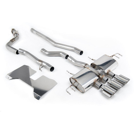 Izpušni sistemi Milltek Milltek Cat-back (loudest) valved for Honda Civic Type R i-VTEC (FL5) (non-GPF) 2022+ - Polished GT-115 tips | race-shop.si