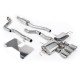 Milltek Cat-back part-resonated valved for Honda Civic Type R i-VTEC (FL5) (non-GPF) 2022+ - Polished GT-115 tips