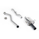 Milltek Cat-back exhaust (louder) for Acura Integra DC-5 Type-R (non-GPF) 2001-2006 - Cerakote black tips