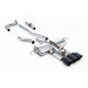 Milltek Cat-back exhaust part-resonated for Acura Integra Type S Turbo 320hp (DE5) (non-GPF) 2023+ - Cerakote black tips