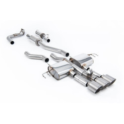Milltek Cat-back exhaust resonated for Acura Integra Type S 2.0 Turbo 320hp (DE5) (non-GPF) 2023+ - Brushed titanium tips