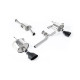 Milltek Cat-back exhaust for Honda S2000 2.0 and 2.2 litre (AP2) (non-GPF) 2004-2009 - Cerakote black tips