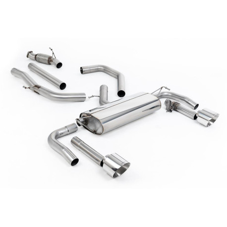 Izpušni sistemi Milltek Milltek Cat-back exhaust non-resonated valved for Hyundai Elantra N 2.0L Turbo 275hp 2021+ - Polished tips | race-shop.si