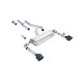 Milltek GPF-back exhaust valved for Hyundai Kona N 2.0L Turbo 280ps (GPF) 2022+ - Cerakote black tips