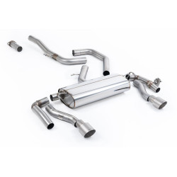 Milltek GPF-back exhaust for Kia Proceed GT 1.6 Turbo 2019+ - Dual brushed titanium tips