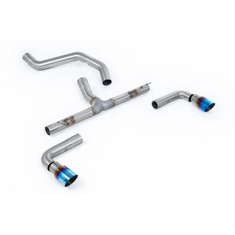 Izpušni sistemi Milltek Milltek GPF-back exhaust non-resonated for INEOS Grenadier B57 3.0 I6 Turbo Diesel (non-GPF) 2023+ - Burnt/blue titanium tips | race-shop.si