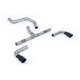 Milltek GPF-back exhaust non-resonated for INEOS Grenadier B57 3.0 I6 Turbo Diesel (non-GPF) 2023+ - Twin Cerakote black tips